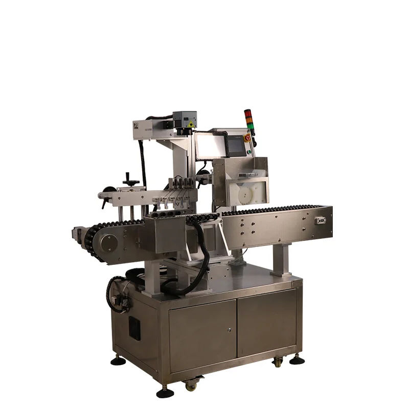 Eye black full automatic rotary positioning mark acquisition associated integrated equipment UV laser marking machine