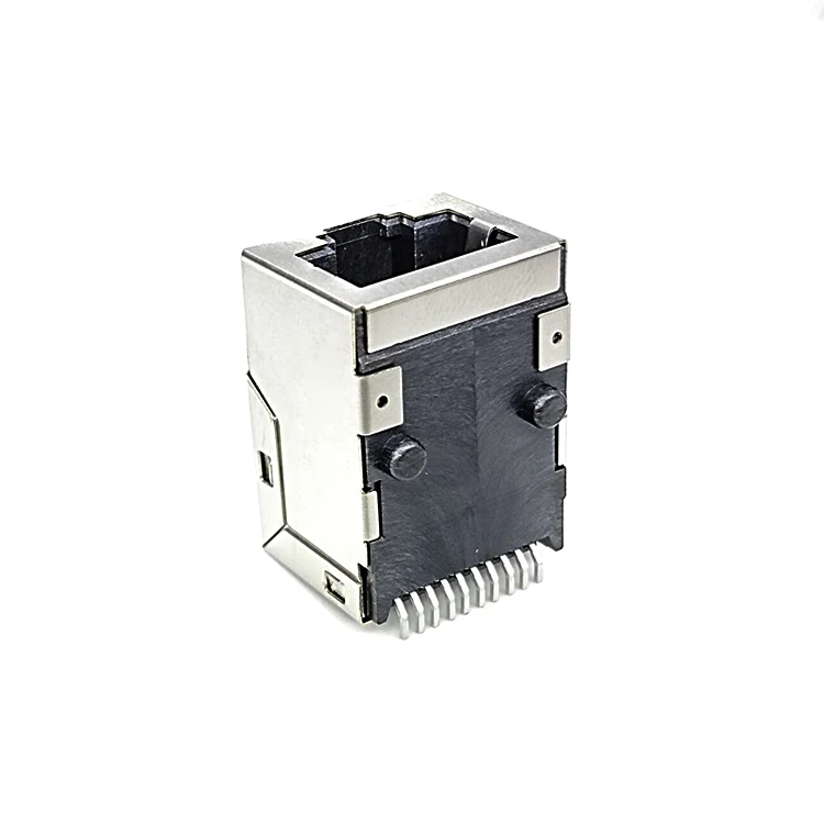 TAB-UP gigabit integrated transformer RJ45 network connector without light with shielding SMT DGKYD