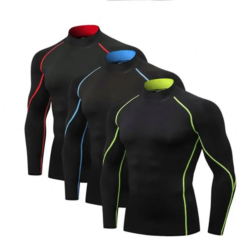 
Sportswear Anti Uv Quick Dry Mens Compression T Shirt 