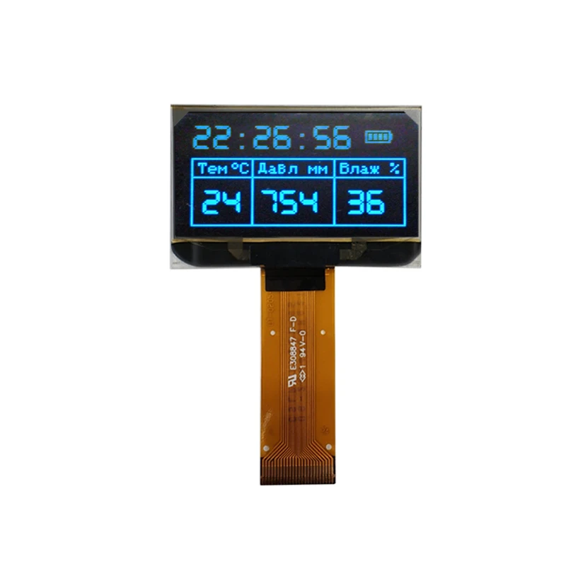 Blue OLED I2C 1.54 Inch OLED 128x64 SSD1309 24pin OLED Display