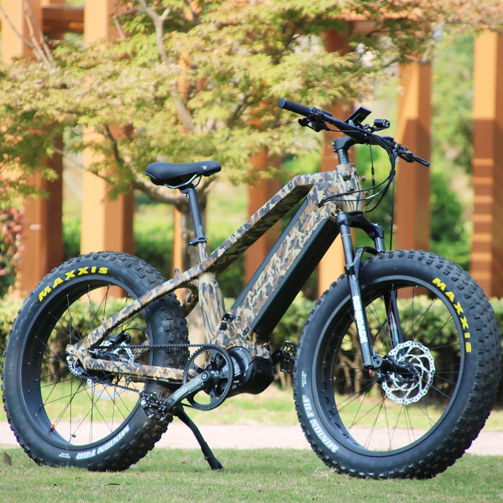 1000 Вт Rohloff 14-скоростная втулка 8 Забавный ремень шины Толстая шина E Bike с двумя батареями Электрический велосипед