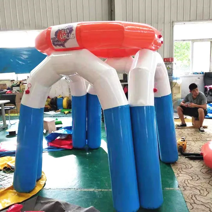Outdoor pvc material Inflatable Tennis racket ,inflatable team building games,inflatable sports equipment for sale