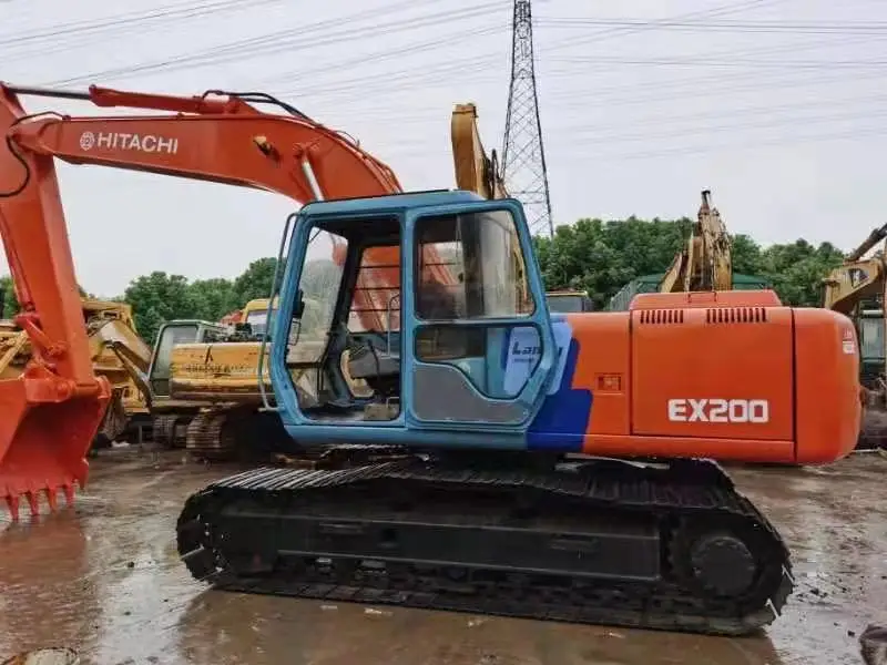 Japan used Hitachi EX200 excavator low working hours sold at a low price the original Hitachi EX200 ZX120 ZX200 EX60 excavator