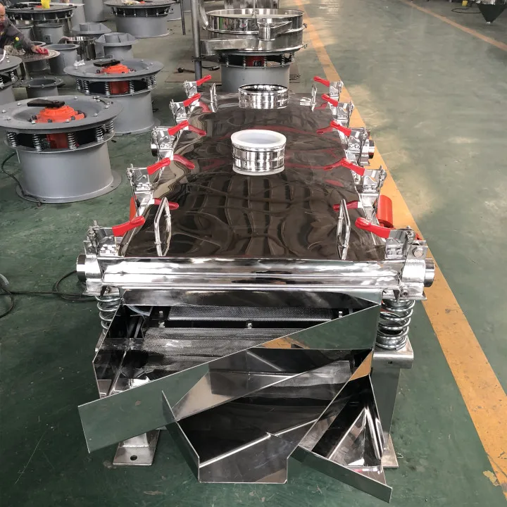 Single Layer Stainless Steel 304 Linear Vibrating Screen Sieve Separator For Macadamia Kernel Nuts