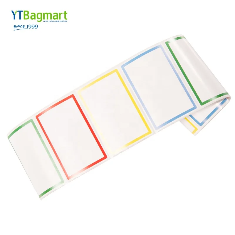 Roll Gold Foil printing paper Label Stickers for Gift Bag Decorations