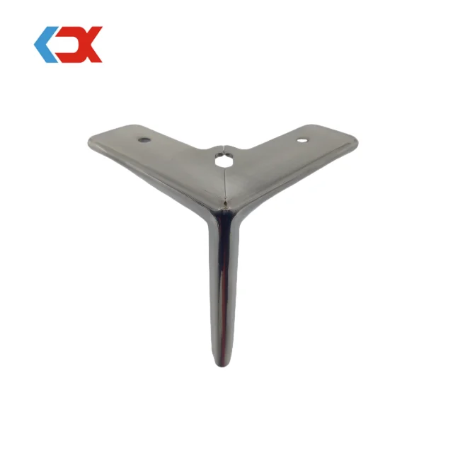 Brass Metal Metallic Chrome Bed Sideboards Feet Furniture Cabinet Sofa Legs for Sofa Manufacturing Factory Custom Luxury Iron