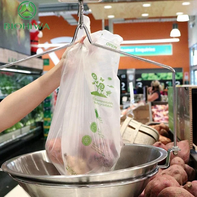 Ведущий профессиональный мешок для продуктов/мешок овощей/мешок фруктов (биоразлагаемый и Компостируемый) поставщик/производитель