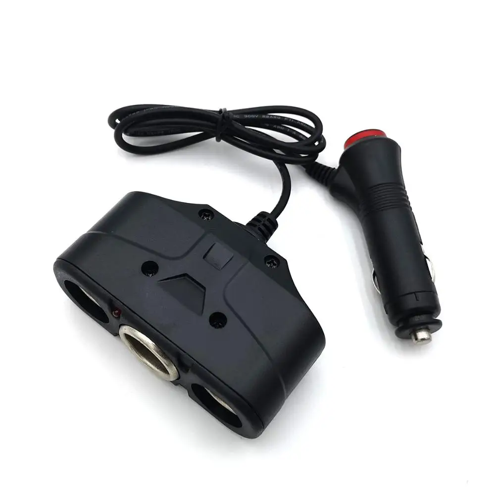 3 Way Auto Socket Splitter Charger Plug Adapter Socket 3 port car charger Cigarette Lighter Car Charger