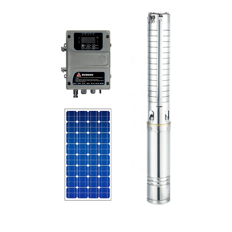 3HSP deep well irrigation and home use 750w with external controller solar dc submersible pump
