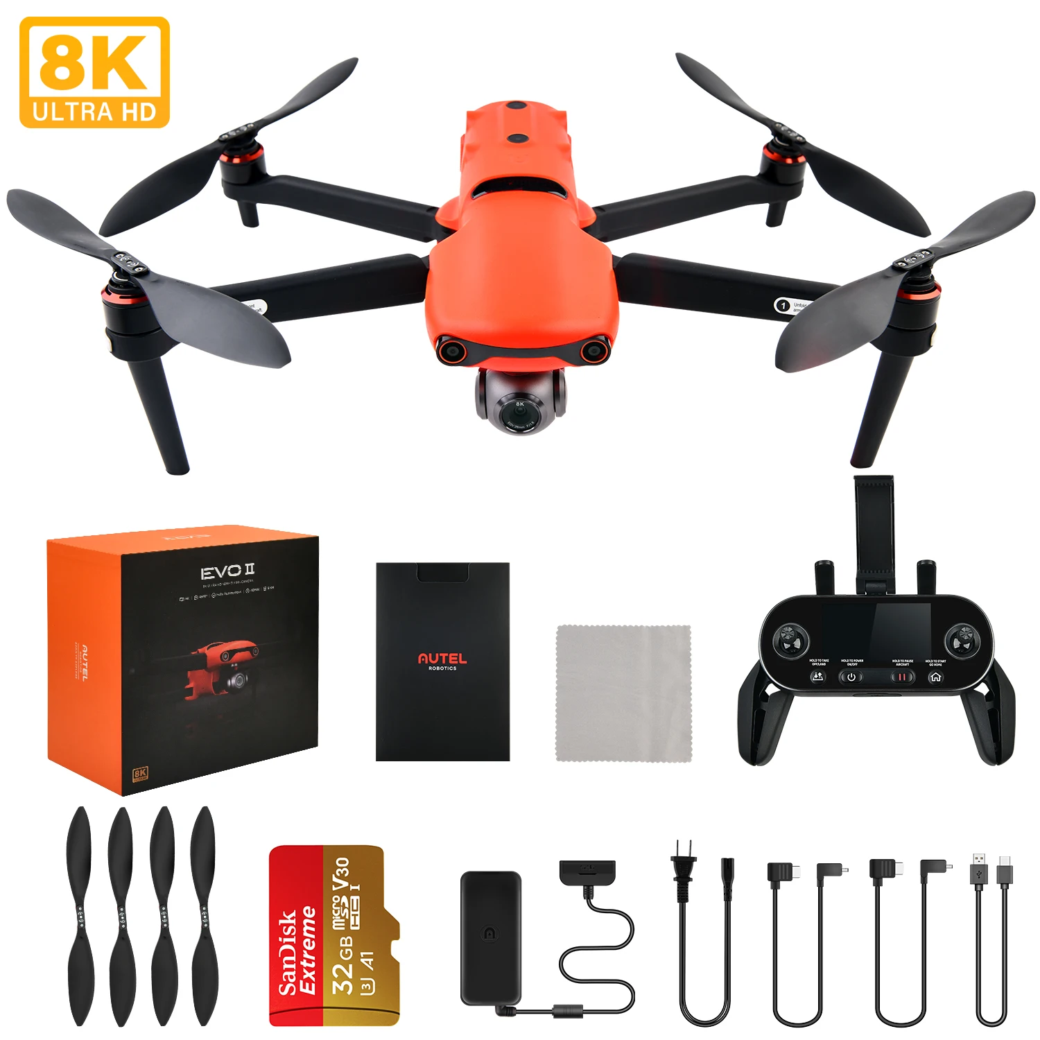 Квадрокоптер Autel Robotic EVO II с камерой 8K и 48