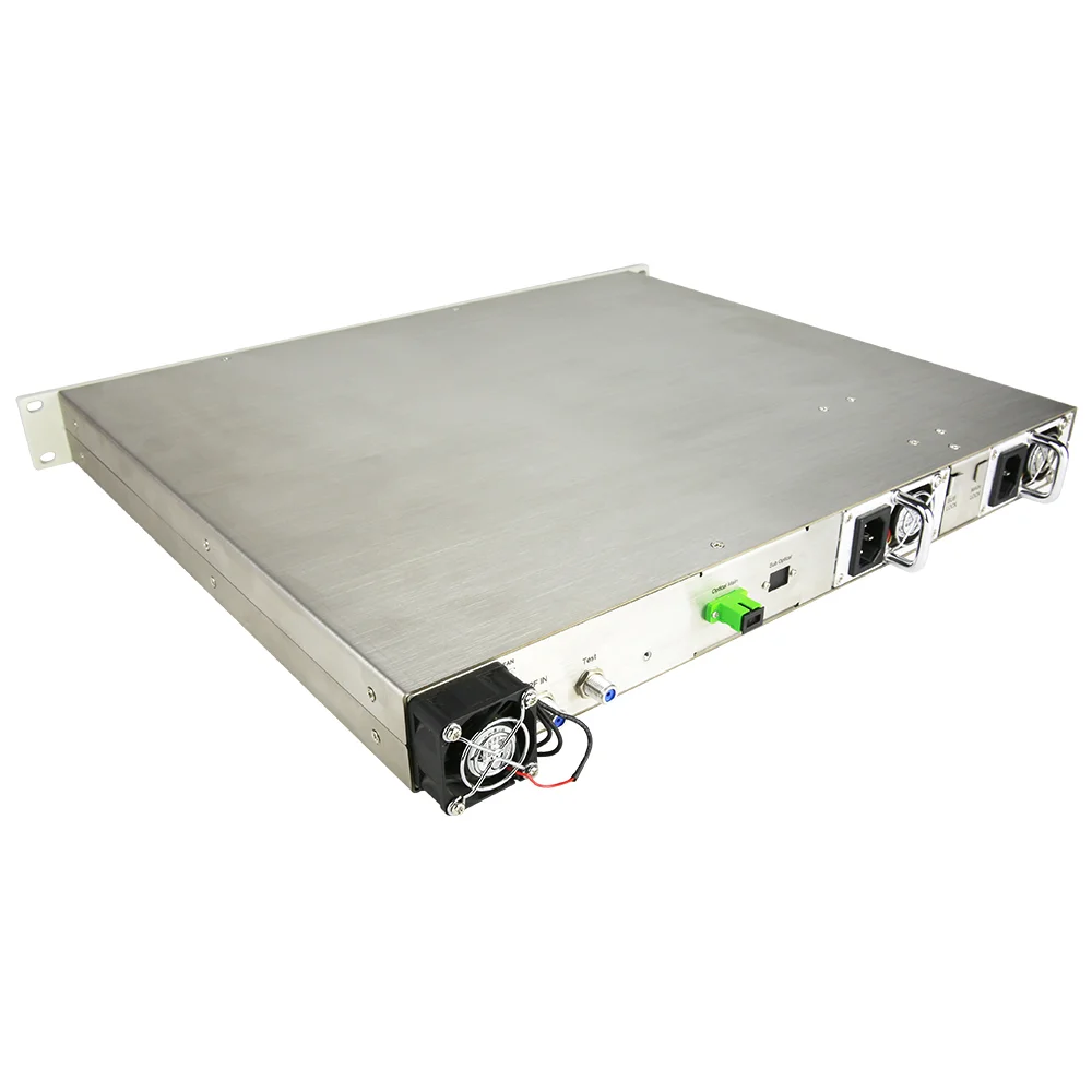 FTTH 19inch 2*7db 2*9db  External Modulation CATV 1550nm Optical Fiber Transmitter