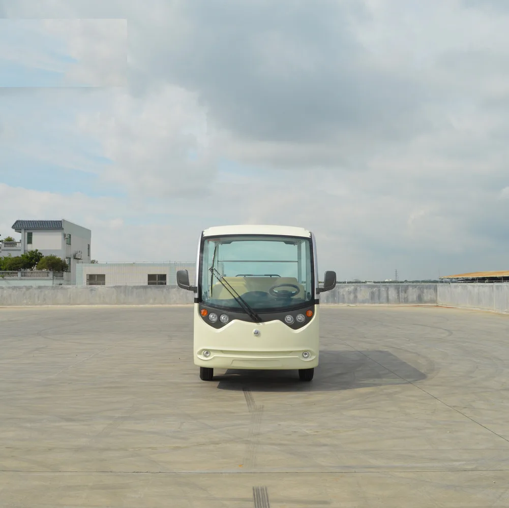 11 местный 48 В AC Система Электрический туристический автобус Гольф-автомобиль экскурсионная тележка без дверей (S8 + 3.C)