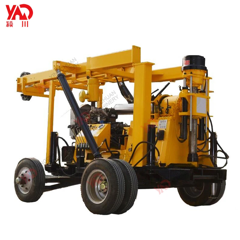 Depth truck exploration portable auger mobile air water well drilling rig big sand drilling machine
