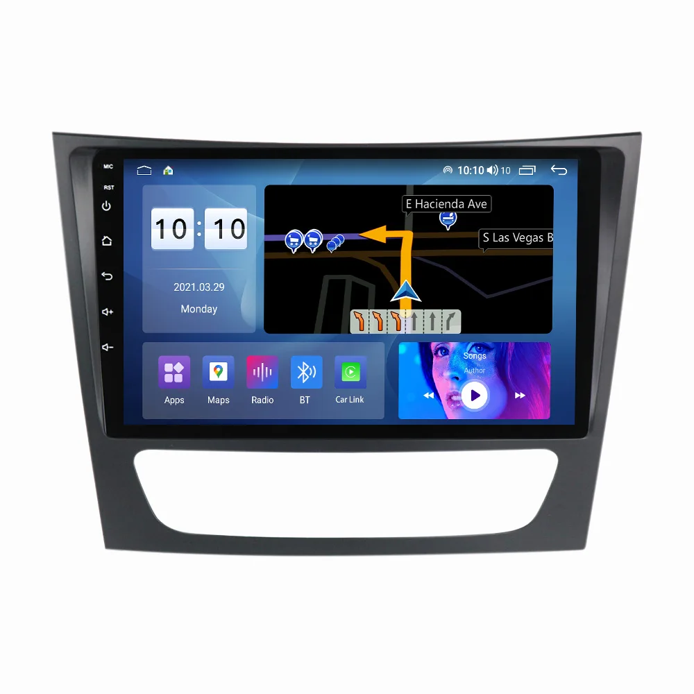 MEKEDE Android 11 8   128 Гб автомобильное радио для Benz E class W211 E200 E220 E300 E350 E240 E270 E280 W219 IPS DSP 1280*720 Carplay