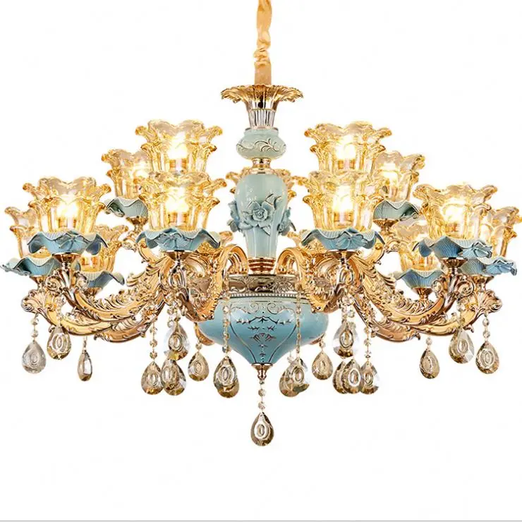 zhongshan decorative hanging pendant light Iron crystal Chandelier Pendant Lighting