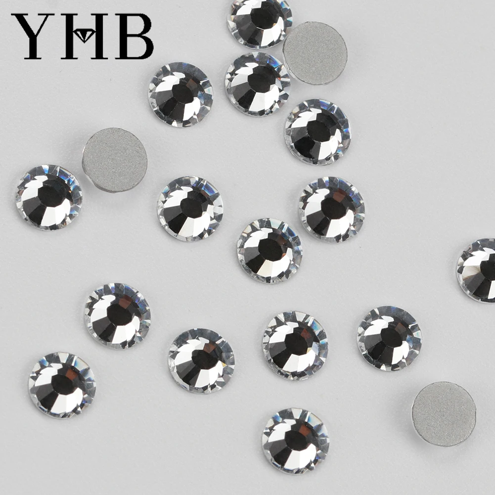 YHB High Quality Rhinestones Hot fix Rhinestones Bulk Hot-Fix Rhinestones Wholesale