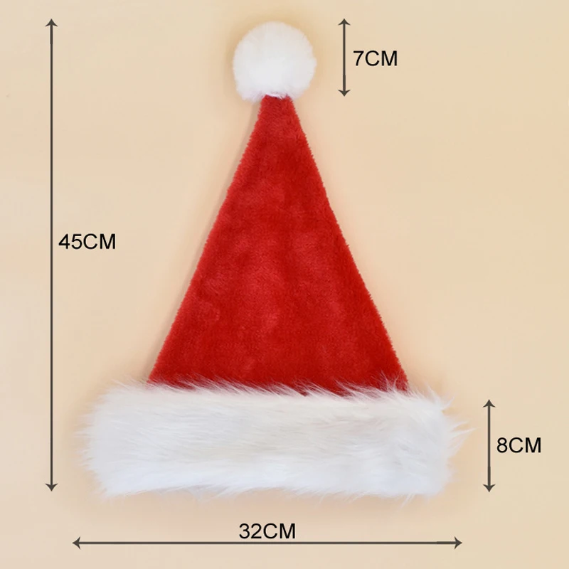 Festival Christmas Hat Party Hat Colorful LED Light Up Christmas Hat For Party Performance