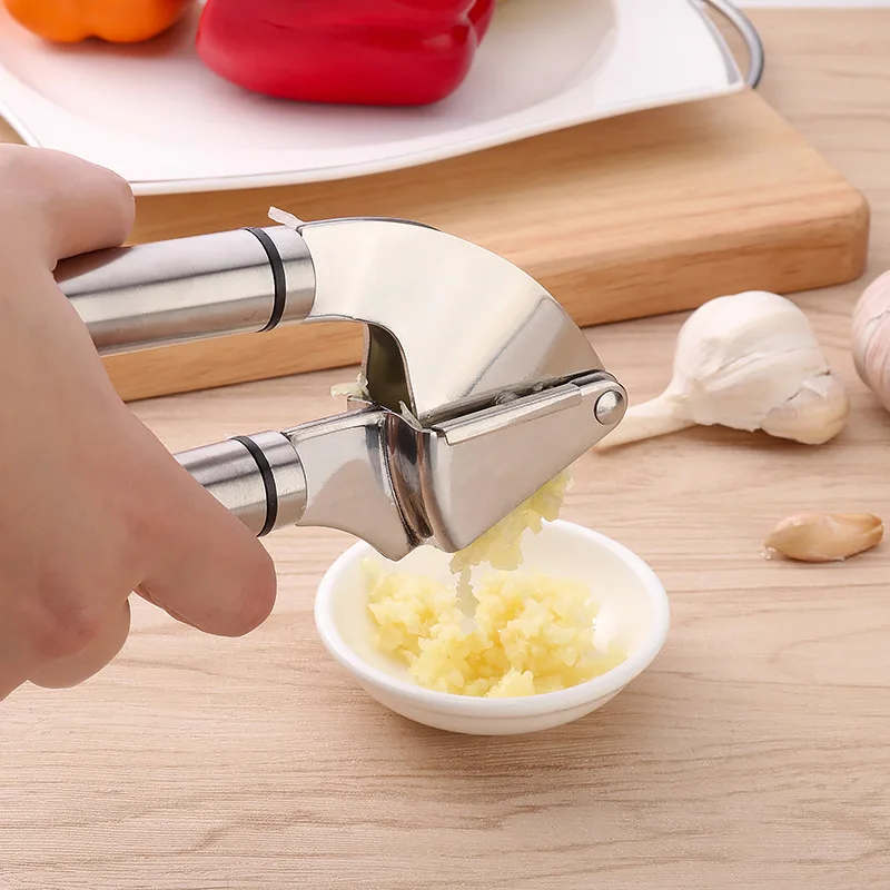 Lihong Easy to clean stainless steel garlic press set high quality garlic press tool for kitchen