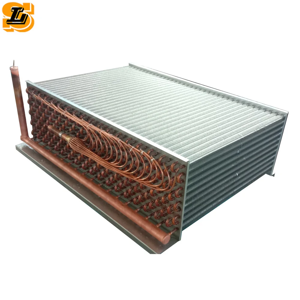 Shanghai shenglin high quality EVI air source heat pump aluminum tube evaporator