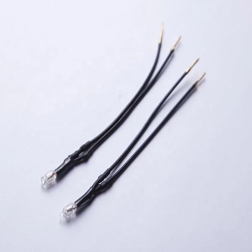 Неоновая лампа с резистором и проводом/неоновая лампа