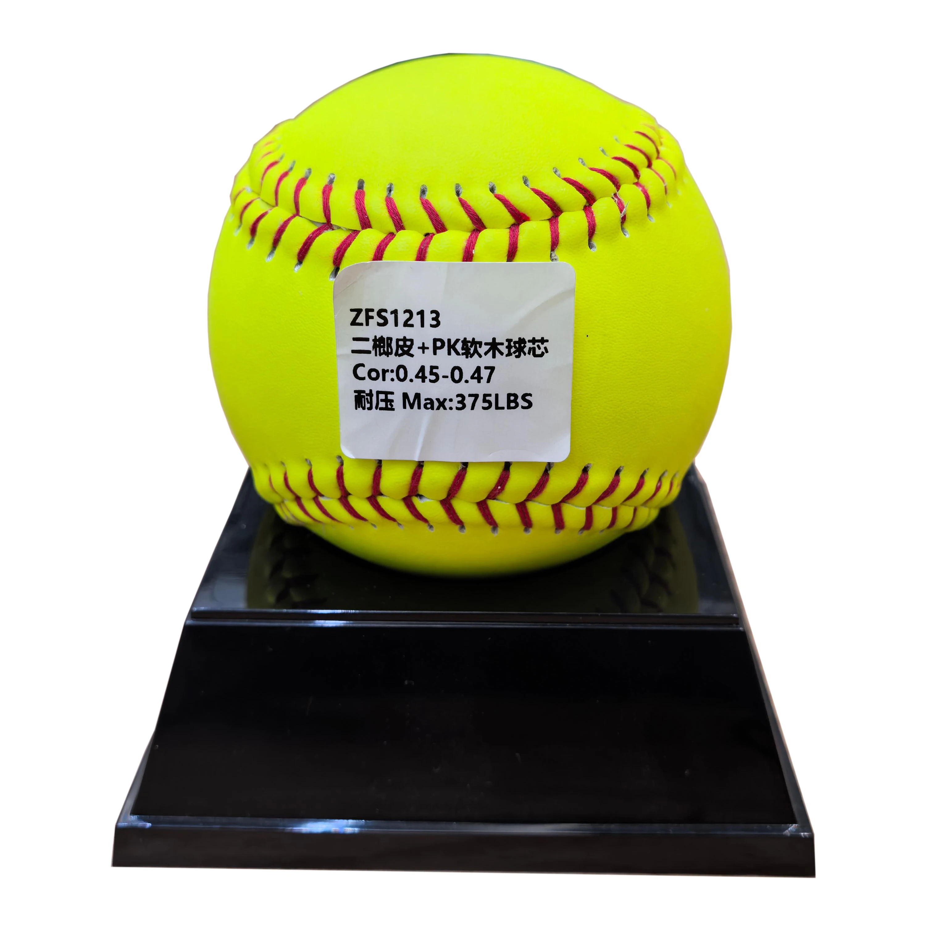 12 INCHES PK CORK CORE  SOFTBALL FOR BASEBALL  COMPETITION