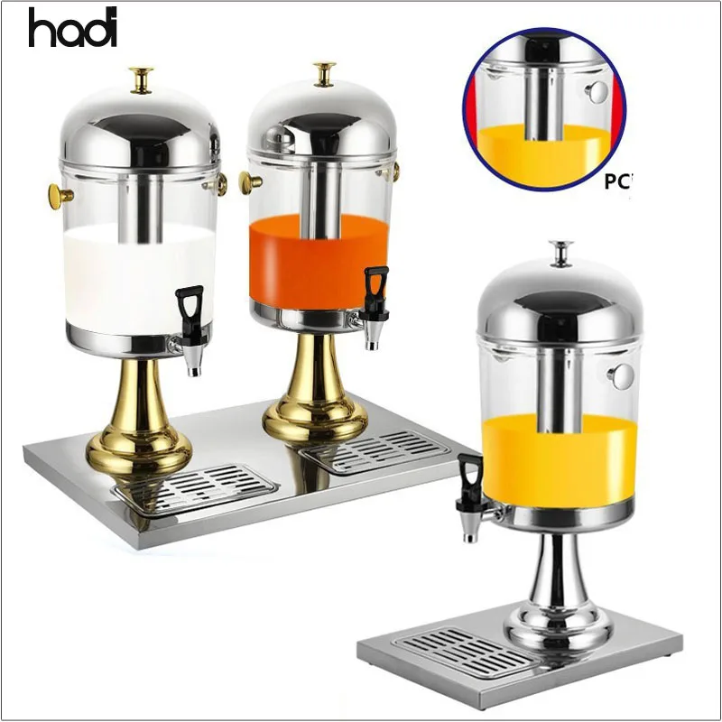 Catering material equipments commercial fruit juice dispenser double soda beverage dispenser