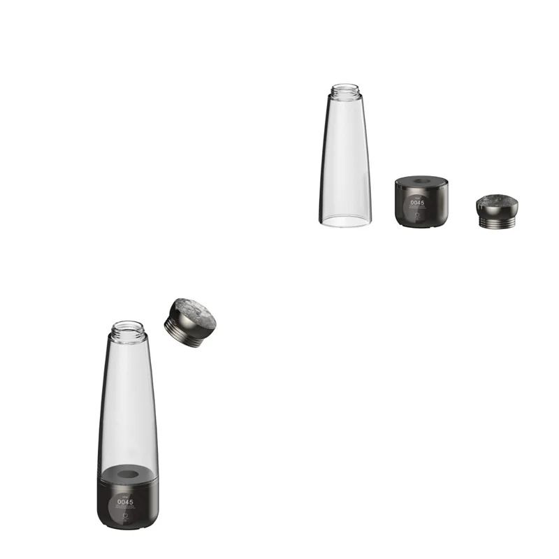 Dupont Membrane 3000PPB Food Grade Sport Alkaline Hydrogen Water Ionizer Bottle Electrolysis Hydrogen Generator