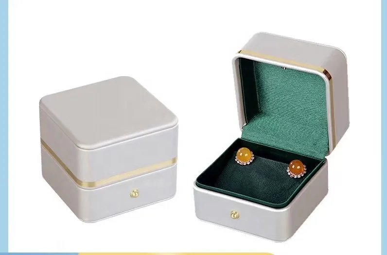 Meiman Jewelry Packaging Box OEM Luxury Necklace Earring Ring Mini Jewelry Travel Storage Box Set Gift Packaging Jewelry Box