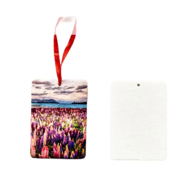 Sublimation air Fragrance tablets 8 pieces with heat transfer blank car fragrance tablets Aromatherapy tablets home decoration