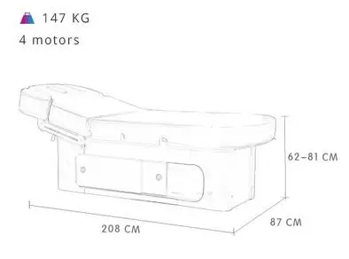 Facial Massager Bed Spa Facial Bed/Massage Table Spa Facial Electric Wooden Bed F-3361A-3