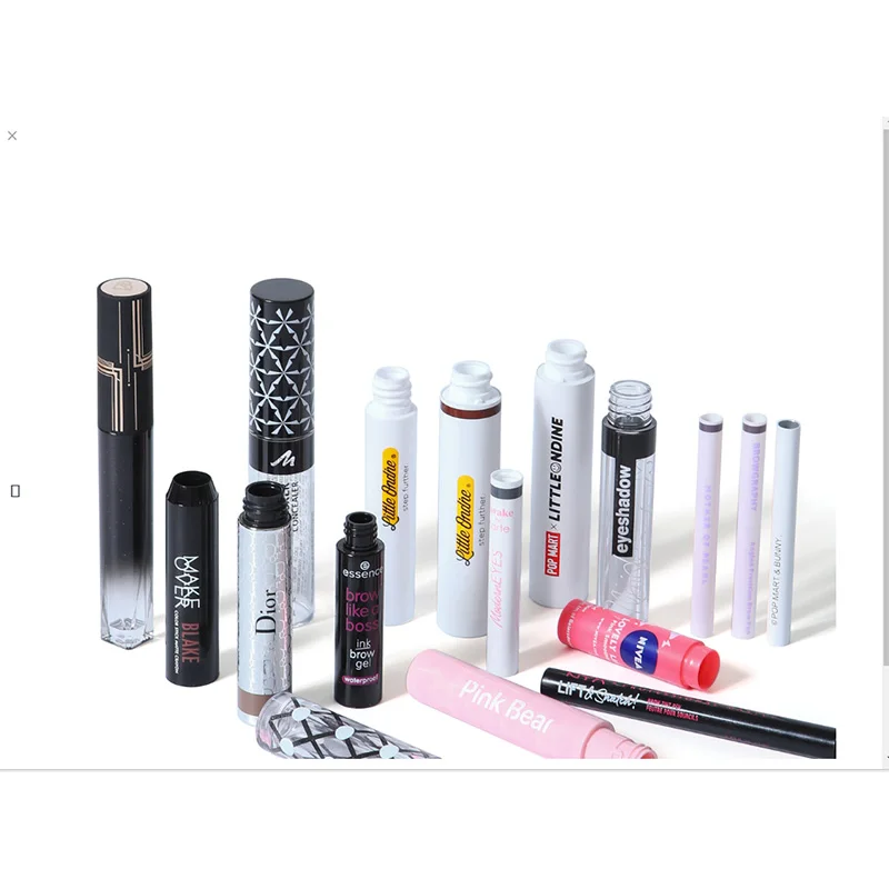 Hot Selling 2 colors Automatic Screen Printing Machine With UV Dryer for Plastic glass Lipstick tubes and Mascara tubes