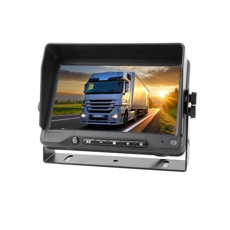 HD Display Reversing 12-24V Blind Spot Monitoring Screen 7  LCD With Controller