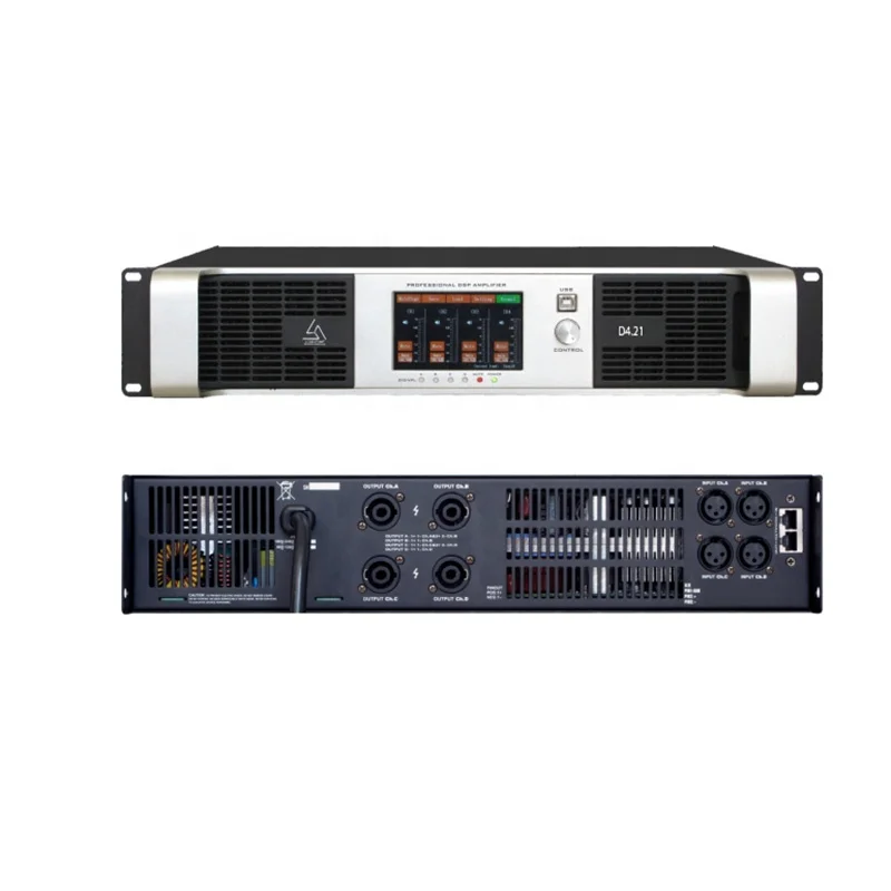 Touch-Screen Power Amplifier Module High Power Dj Audio Bass Amplifier Audio Amplifier Power 600W