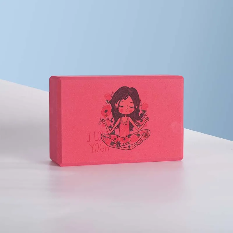  EVA пенный блок для йоги с индивидуальным принтом пенопластовый кирпич экологически чистый переработанный нетоксичный