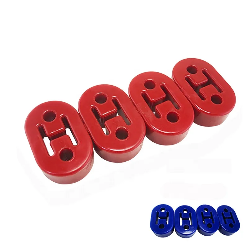 OEM Design Universal exhaust rubber hanger Black/ red/ blue Isolator 11.5mm Hole Diameter 74mm long Muffler Bracket Mount