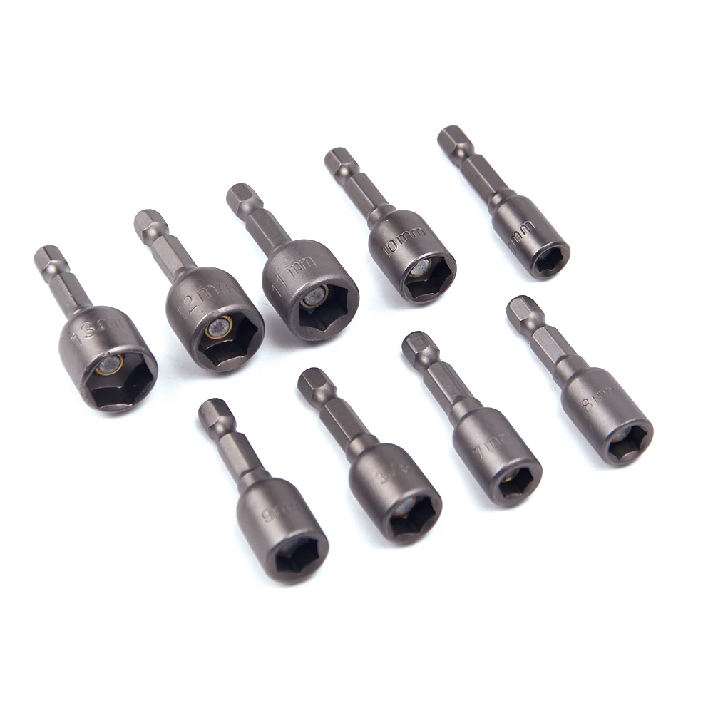 6-15mm 1 / 4 hex handle conversion strong magnetic socket wrench 65mm electric screwdriver socket