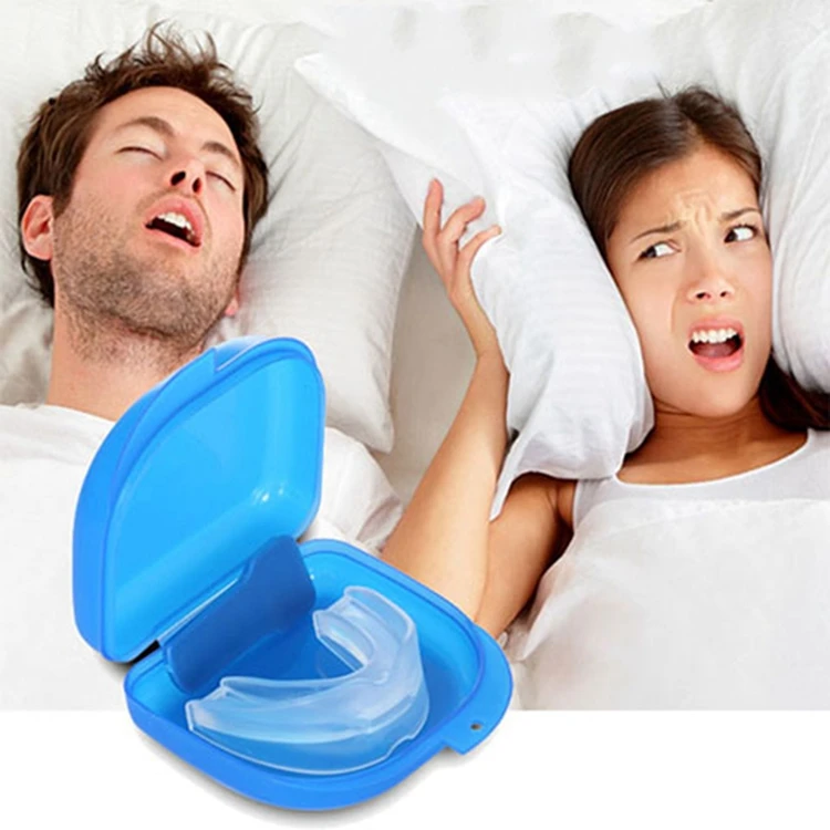 Anti Bruxism Mouth Guard Brace Oral Teeth Grinding Protector Sleep Apnea Guard Double Layer Mouthpiece Stop Snoring Device