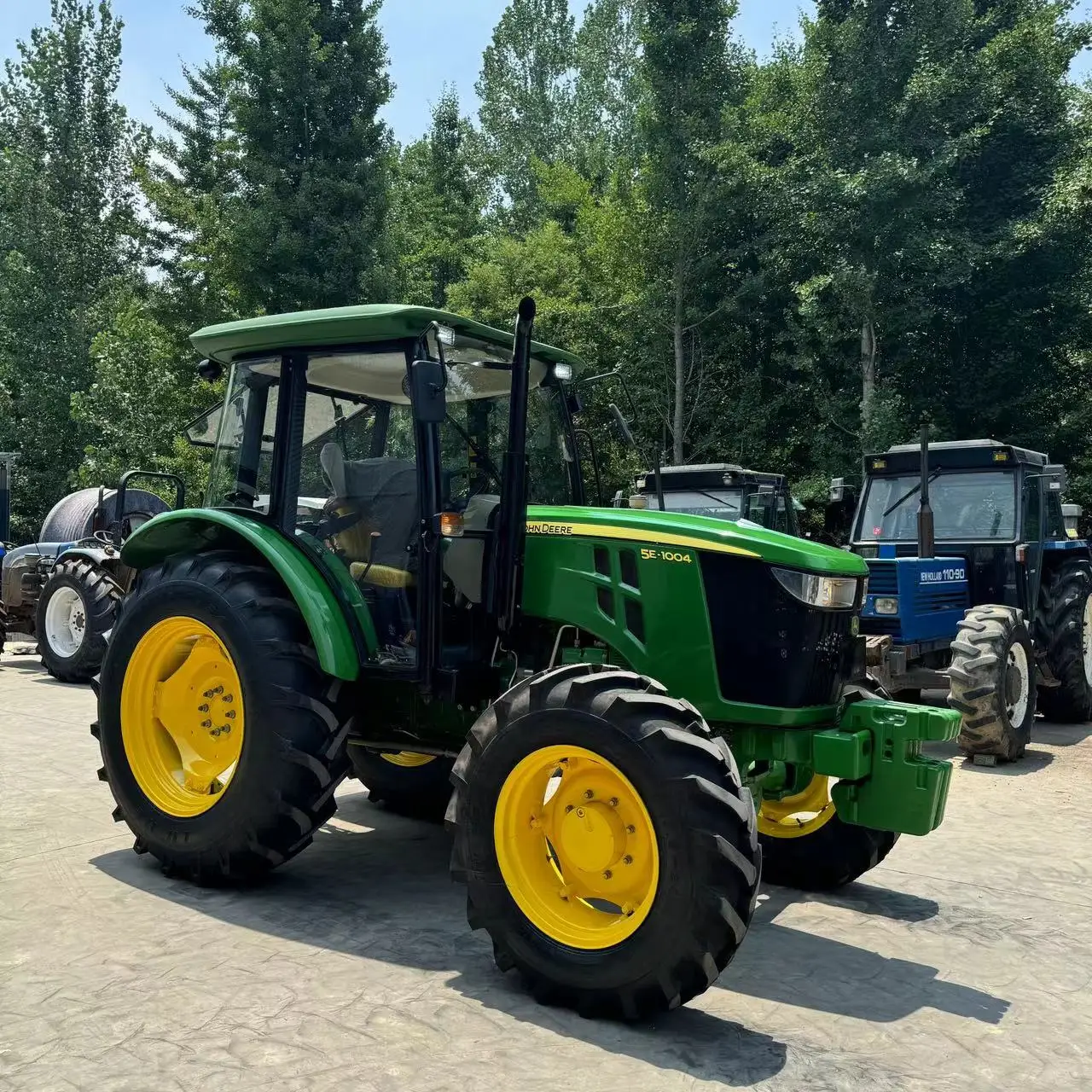 Фабрика 100hp DEERE 5E1004 сельскохозяйственный колесный трактор для сельского хозяйства