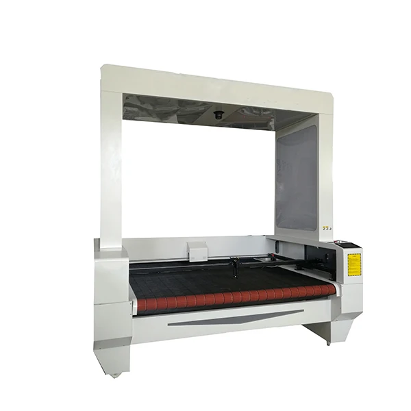 Enclosed Covers Panoramic Scan Co2 Laser Cutting  Machine 130W 150W Fabric Cutting Laser