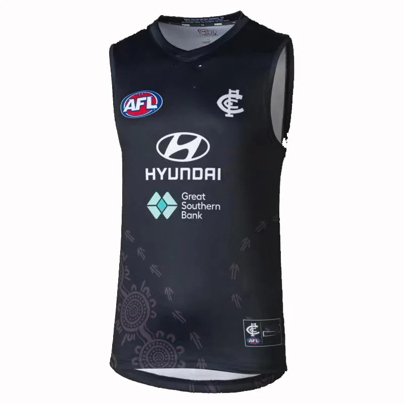 Custom AFL Crows Richmond Hill Chirp Eagles Eisenbluth Port Adelaide vest rugby jersey