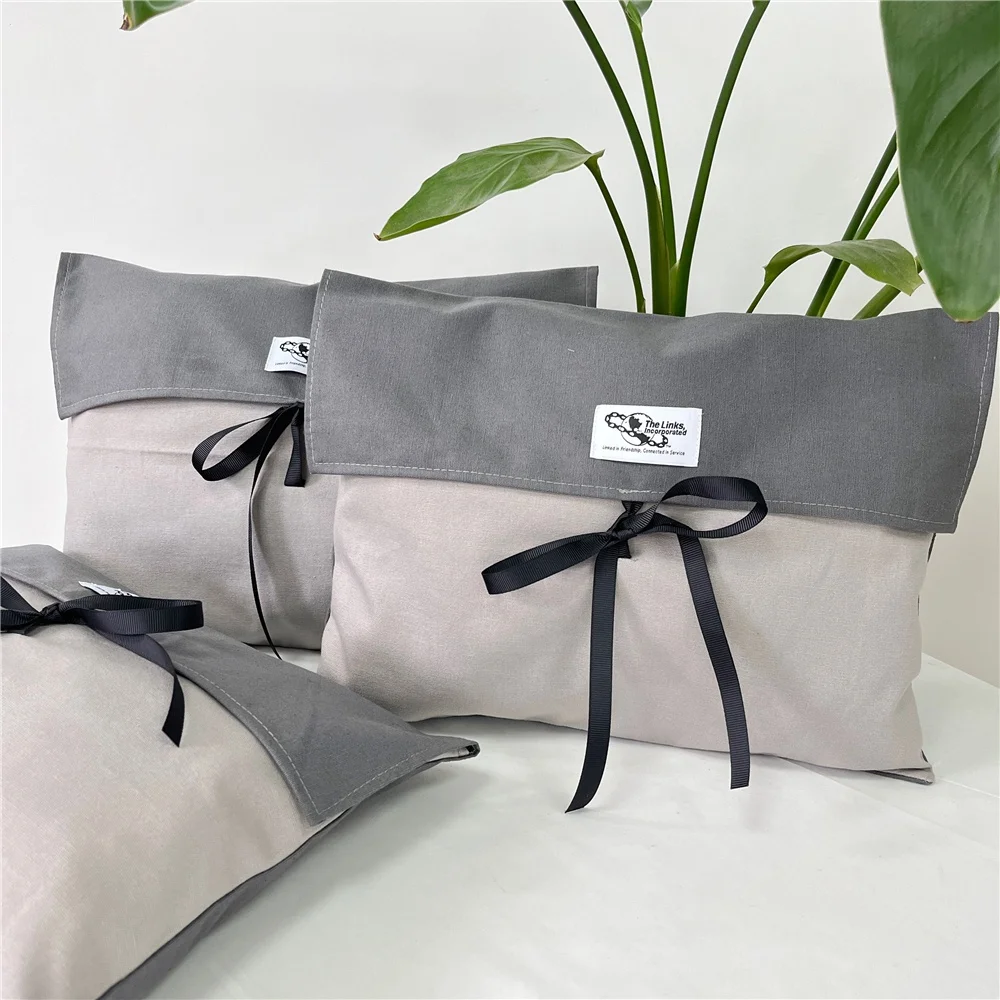 Chuanghua Recycled Cotton Fabric Packaging Envelope Dust Bag For Packiging t shirt Cotton Cloth Bag Packaging