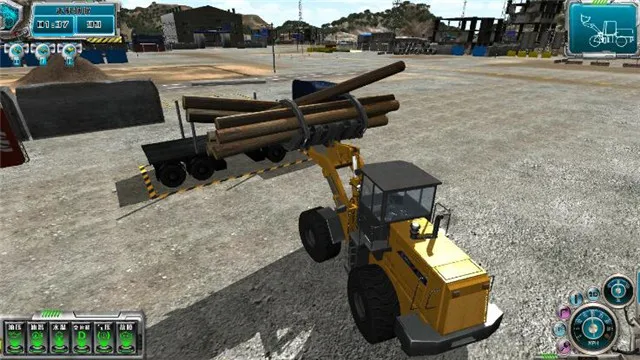wheel loader&forklift truck training simulator