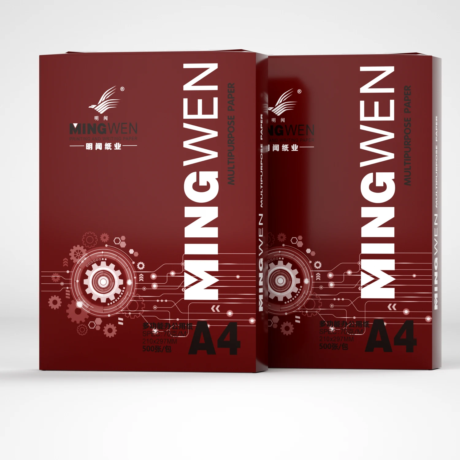 Best Quality A4 Paper 70 GSM 500 Sheets 100% Pulp for Copiper Laser Printing Paper A4