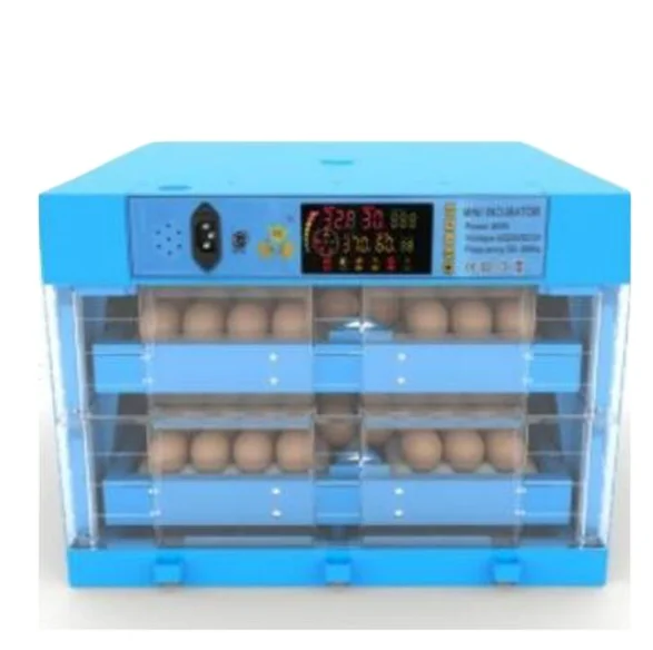 Full automatic small egg incubator 448 eggs hatched by chickens, ducks, geese and birds