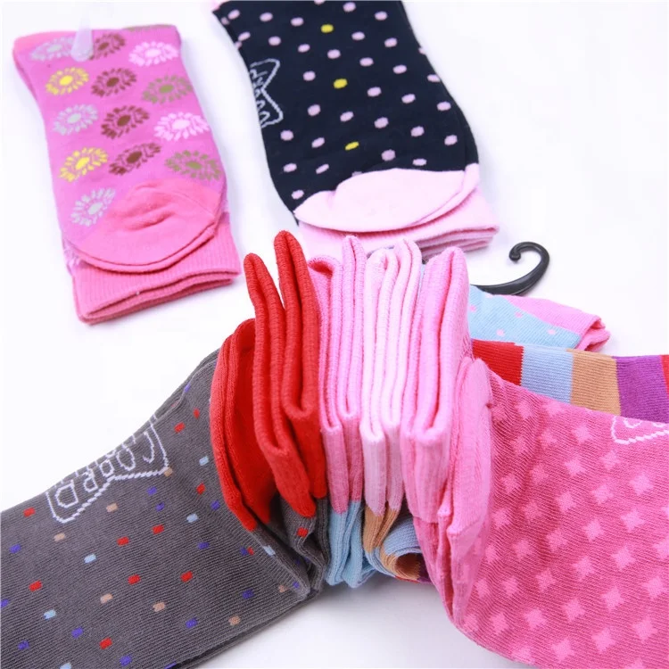 Высококачественные цветные весенне-осенние женские носки для отдыха с цветочным узором женские носки из бамбукового волокна