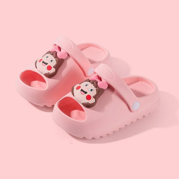 
kids 2021 designer inspired kito Head Portrait Non-slip Anti-collision Soft-soled shoes sandals for childrens 