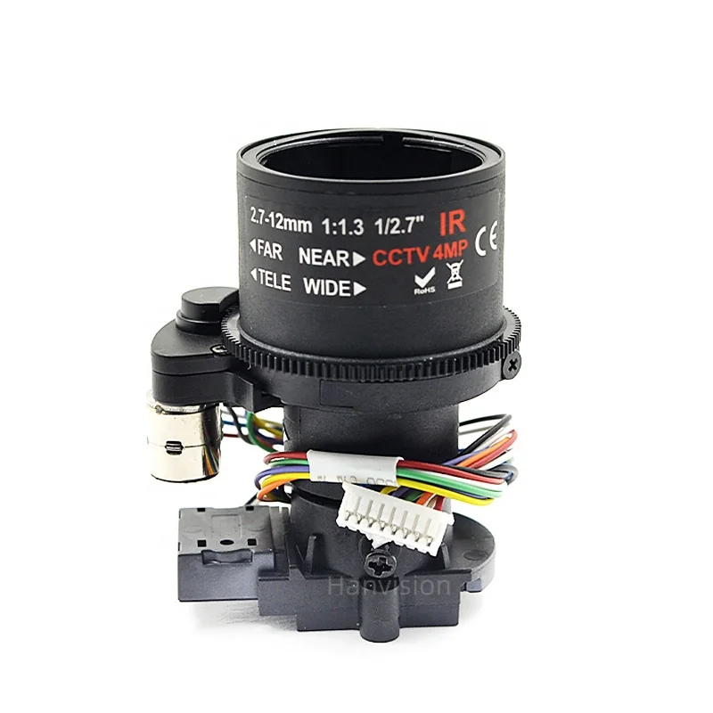Motorized Lenses Electric zoom lens 2.7-13.5mm supporting M14 IR-CUT base motor 4K Lens for Digital Network CCTV Camera