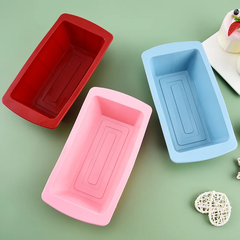Bakeware Silicone Bread Loaf Molds Nonstick Easy Release Rectangle Silicone Loaf Pan Baking Cake Meatloaf Banana Bread Brownies