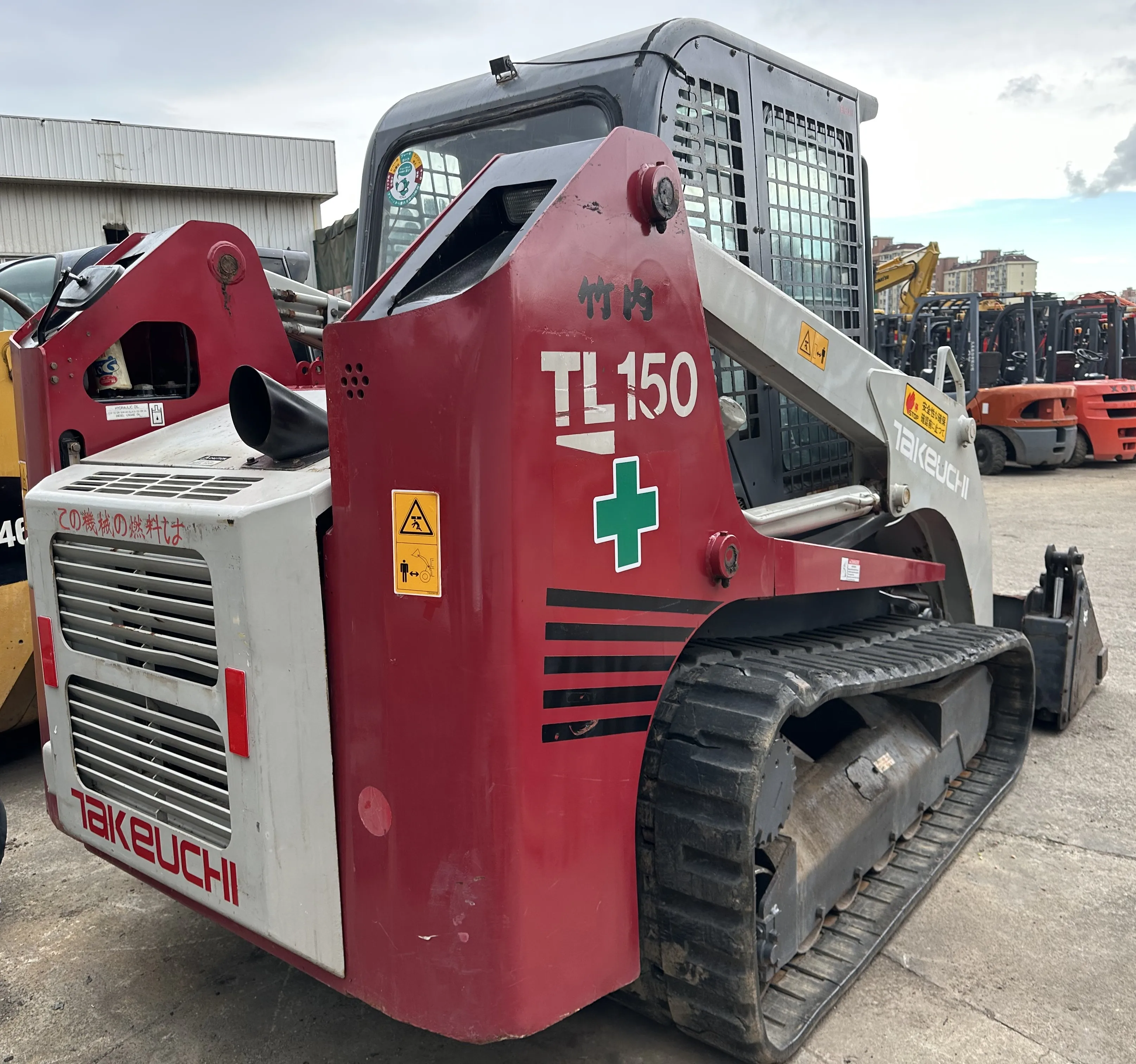 Хорошая цена погрузчик Takeuchi TL150 для руля в Шанхае Китай Япония