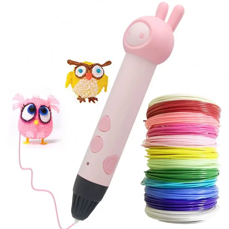 Wholesale Manufacture High Quality Customs Logo Kid PLA Refill 3D Printer Pen Magic CE Digital Draw 3D Pen 3D Print Pen